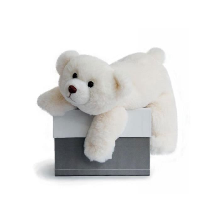 Peluche Ours polaire 30 cm : Snow aille Unique Coloris Unique