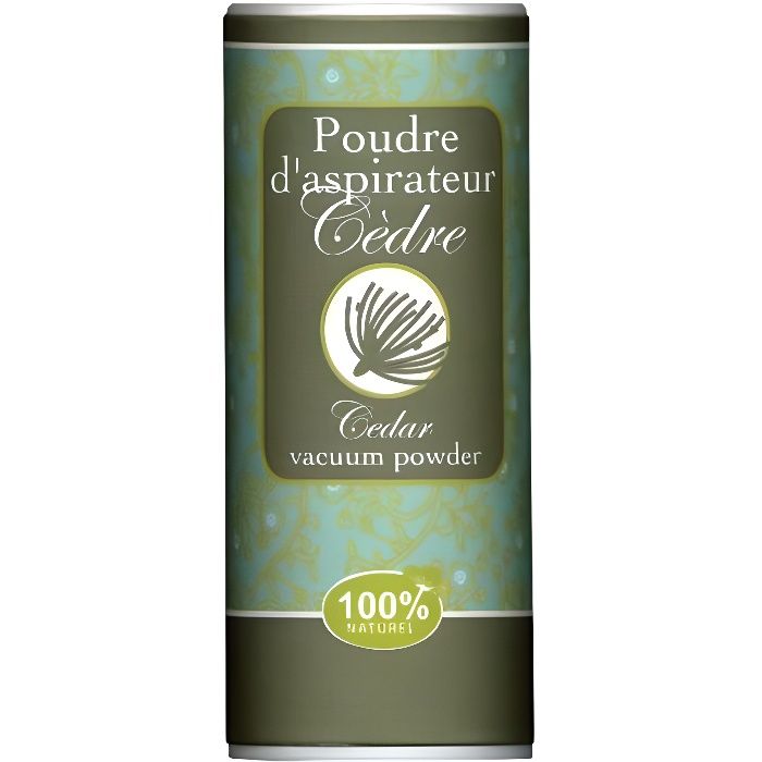 Poudre d'aspirateur Cèdre - Assainir et parfumer