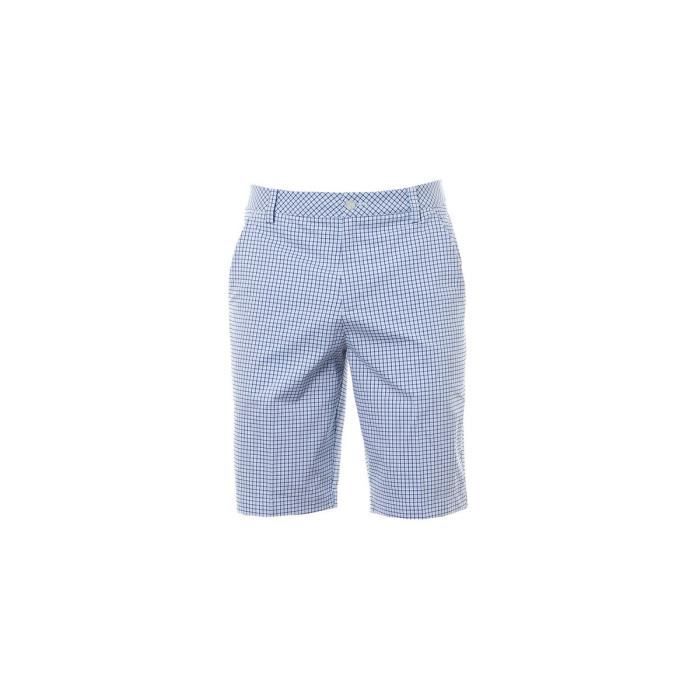 Short Puma Plaid Short Omphalodes Light blue - SH570521-A-03