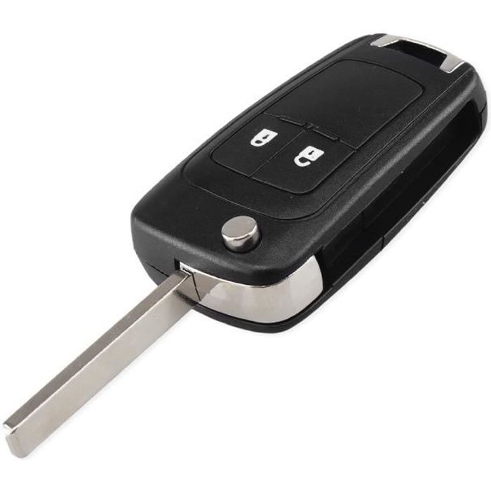 Coque Clé pour Opel Astra J Insignia A Meriva B Zafira C Mokka Chevrolet Orlando Aveo - Plip télécommande 2 Boutons Phonillico®