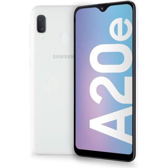 Samsung Galaxy A20e Double Sim Débloqué Blanc