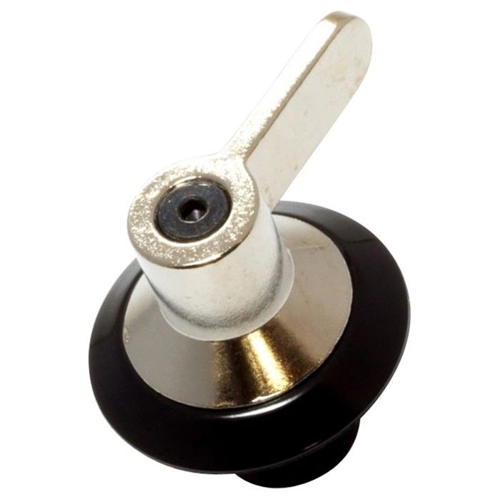 Bouton de commande noir/inox - Four, cuisinière - (18289)