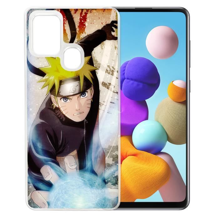 Coque pour Samsung Galaxy A21s - Naruto Shippuden. Accessoire téléphone