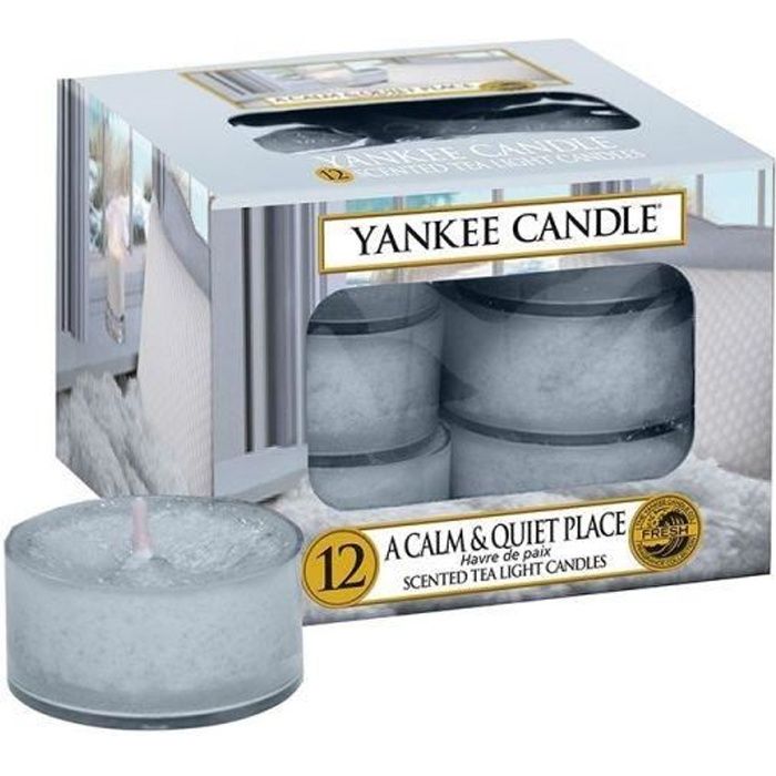 LOT DE 12 LUMIGNONS PARFUMES HAVRE DE PAIX - YANKEE CANDLE