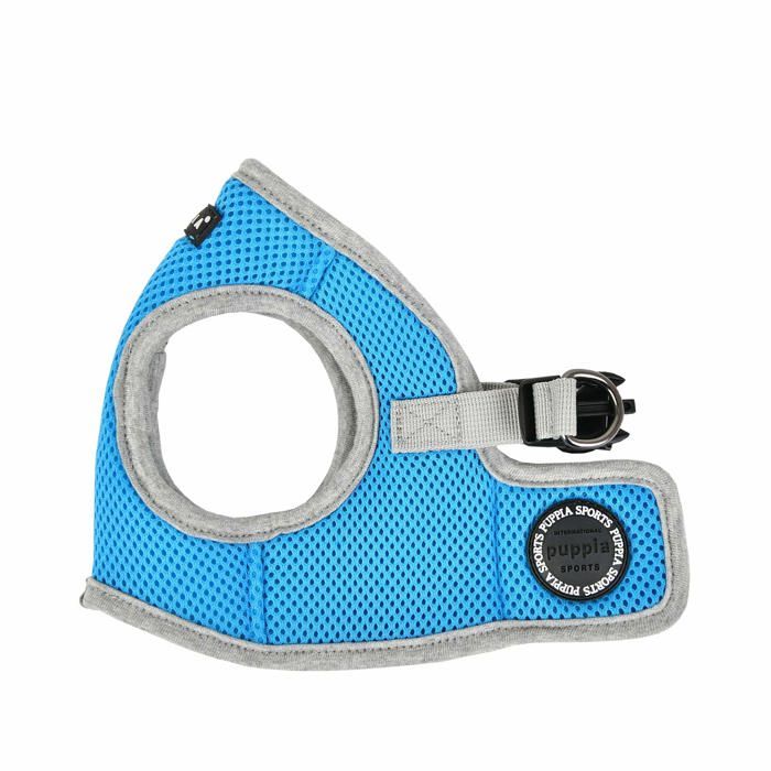 Harnais pour Chien - PUPPIA - PATD-HB1770-SB-L - Bleu - Taille L - Confortable et Réglable