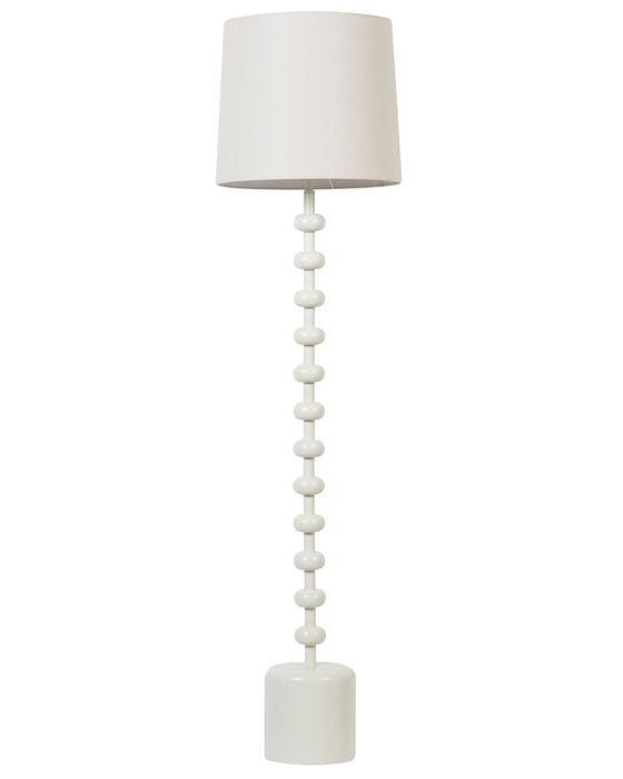 Lampadaire en métal blanc 160 cm KRIOS