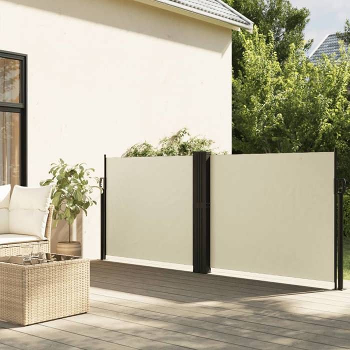 vidaXL Auvent Latéral Rétractable Brise-vue de Jardin Écran de Protection Écran de Balcon Terrasse Arrière-cour 4004805