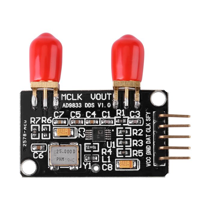 Module Générateur De Signaux AD9850 - Oscillateur 125 MHz, Sorties Sinus Et Carrée 0-40 MHz
