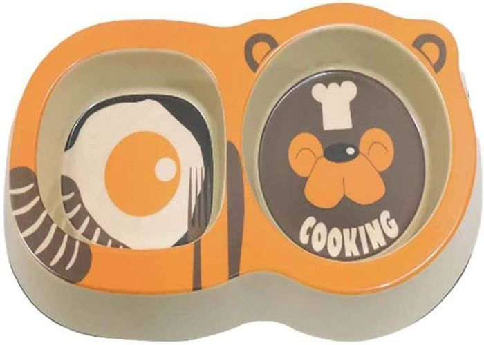 Meilleurs prix pour Gamelle pour chat gamelle double pour petits chiens et chats gamelle antidérapante anti-déversement pour chat et chien