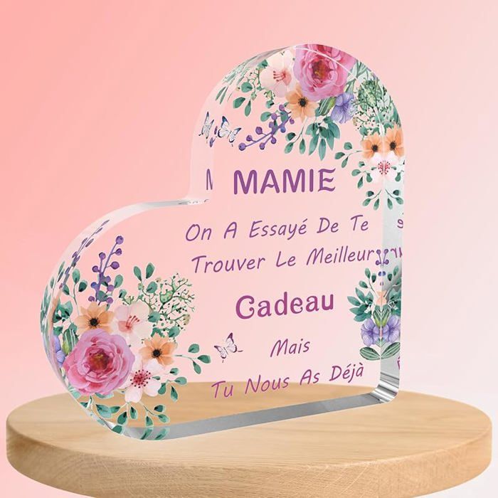 Bracelet "Meilleure Mamie" - Gravure Je T'aime Pour Toujours - Acier Inoxydable - Cadeau Fête Des Grands-Mères, Anniversaire - 5