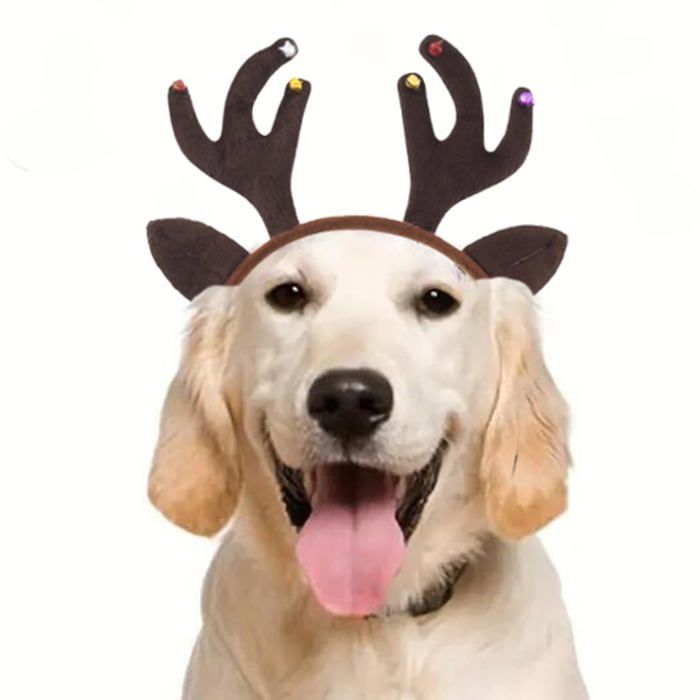 Meilleurs prix pour Noël Renne Chien Bandeau Chien Noël Elk Chien Bois Bandeaux Costume De Noël Chapeaux pour Chiens et Chats (Marron)