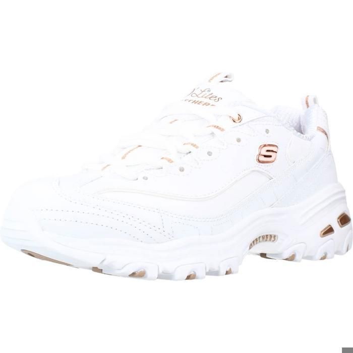 Chaussure Skechers Modèle Dlites - Fresh Start - Coleur Blanc