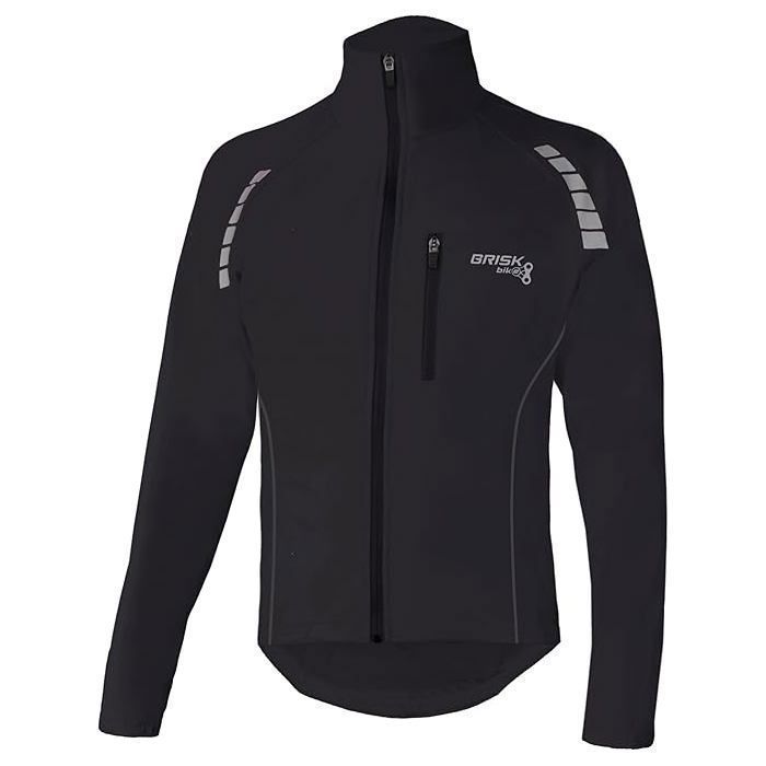 Veste de cyclisme - Brisk Bike - Resilient - Imperméable - Haute visibilité - Noir