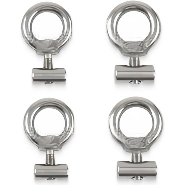 Lot de 4 butoirs dauvent en acier inoxydable accessoires camping car Kit de blocage pour store de camping - Accessoires pour ra