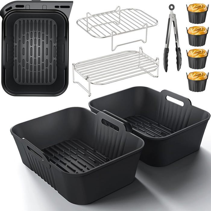 Accessoires Air Fryer Ninja, Oule Silicone Air Fryer Réutilisable Pour