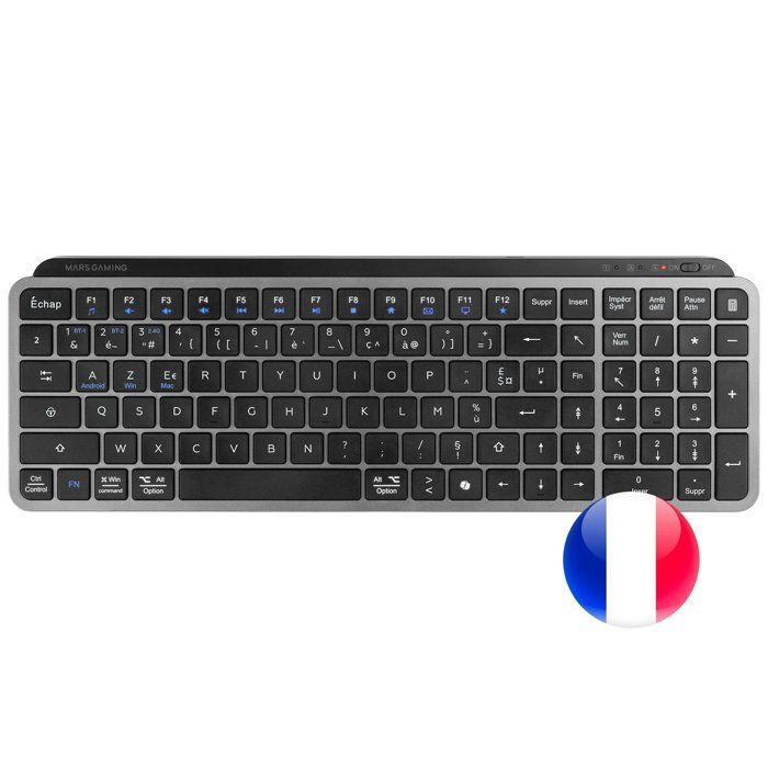 Mars Gaming MK SILENKEYS - vue 3