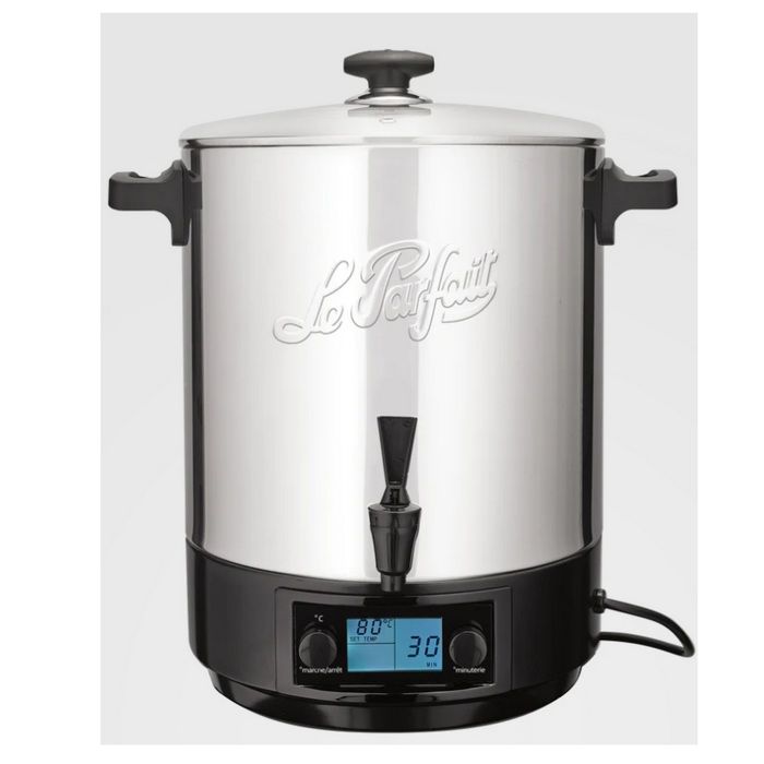 Le Parfait Stérilisateur de bocaux électrique cuve inox avec robinet 23l 2500w - 41231B2