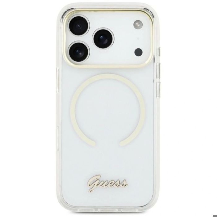 Étui Guess IML Script Metal MagSafe pour iPhone Air Neuf