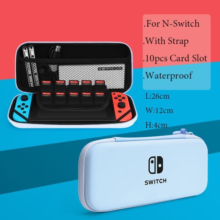 oîte de Rangement de Jeu pour Console Nintendo Switch NS - Étui