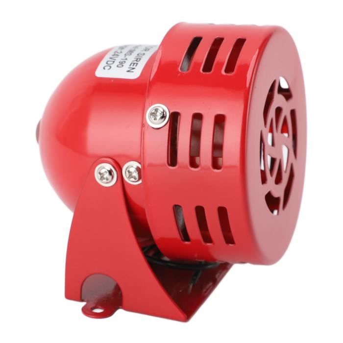ZERONE Sirène Buzzer Siren Moteur 110 dB Mini Strobe Alarme Électrique