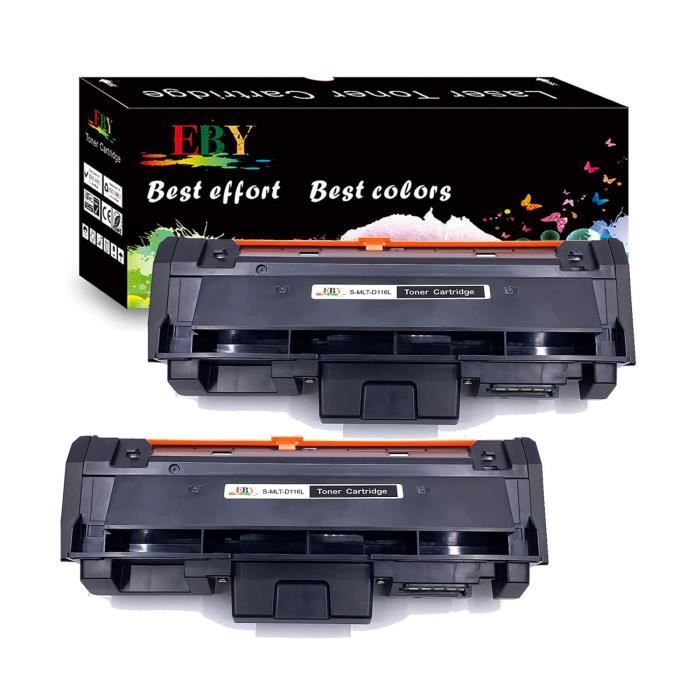 Noir Printing Pleasure Compatible Cartouche de Toner pour Samsung ML-1640 ML-1641 ML-1642 ML-1645 ML-2240 ML-2241 Grande Capacit/é