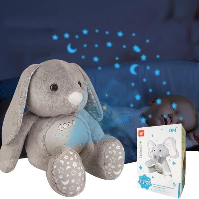 Veilleuse Musicale Et Lumineuse Peluche,Peluche Veilleuse Bébé Bruit  Blanc,Peluche Berceuse Bebe,Peluche Projecteur D'Étoiles[u109] - Cdiscount  Puériculture & Eveil bébé