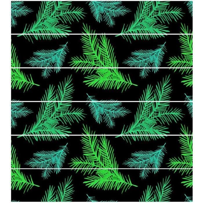 Bannière Porche Noël Réutilisable - Tissu Polyester 30x180 Cm, Motif Sapin, Avec Corde