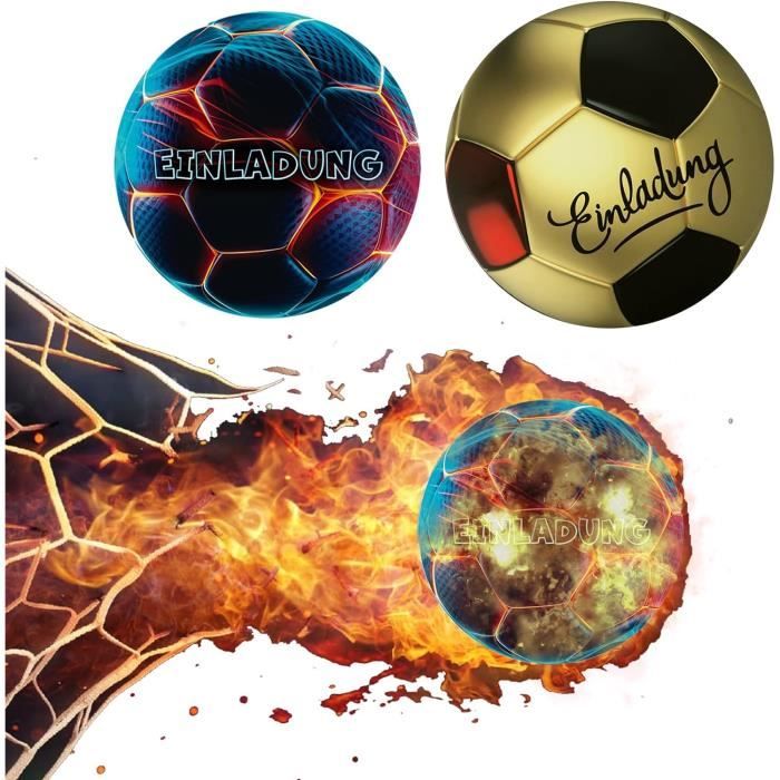 Modèle Invitation à La Fête D'anniversaire de Football | PosterMyWall