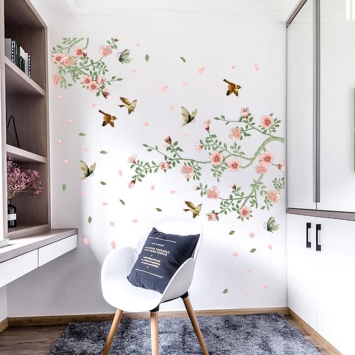 Tapisserie Oiseaux multicolores en quatre couleurs Sticker Décoration Tapisserie Oiseaux multicolores en quatre couleurs Sticker Décoration