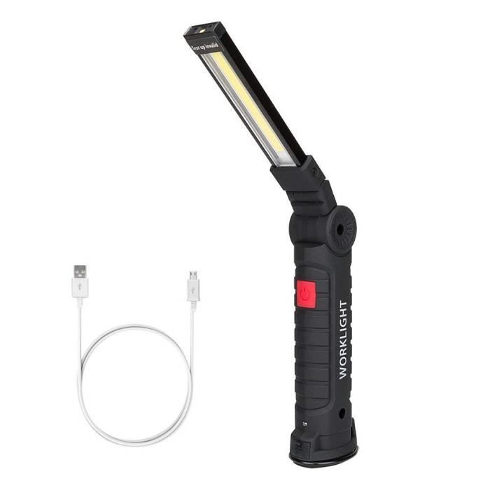 Eletorot Lampe de Travail LED Rechargeable Lampe atelier Puissante 3W COB T ...