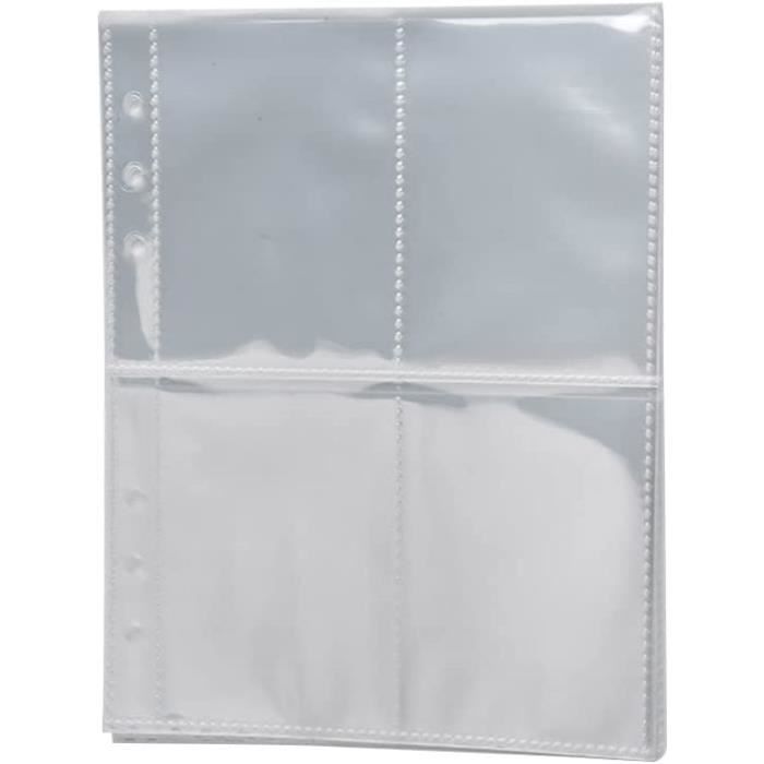 TZF-Lot De 10 Pochettes En Plastique De Format A4, 4 Trous Etanches En
