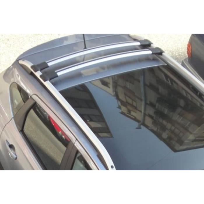 Barres De Toit Aluminium Pour Peugeot Partner Tepee (2008-2018) - Pour Rails Surélevés, Pour Porte-vélos Ou Coffre