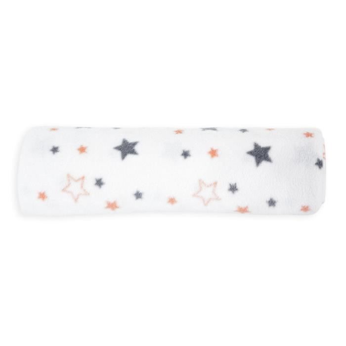 Couverture Bebe Fille En Polaire Avec Motif Etoiles Gris Corail Orange Cdiscount Puericulture Eveil Bebe Couverture Bebe Fille En Polaire Avec Motif Etoiles Gris Corail Orange Cdiscount Puericulture Eveil Bebe