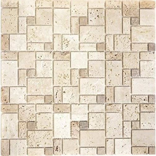 Carrelage intérieur Travertin Beige Clair 61x30 Brossé RO'MA Nature