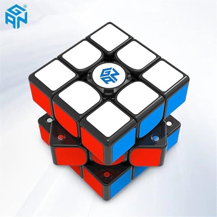 Bukefuno GAN 356X V2 – Cube Magnétique 3x3 – Aimants Interchangeables – Réglage GES Pro – Sans Autocollant