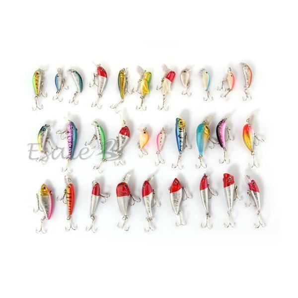 Lot De 4 Poissons Leurres Avec Cuillère – Pêche – Occasion