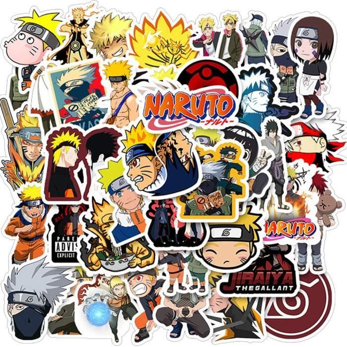 Lot De 63 Autocollants Au Motif De L’animé Naruto | FindTheDeal