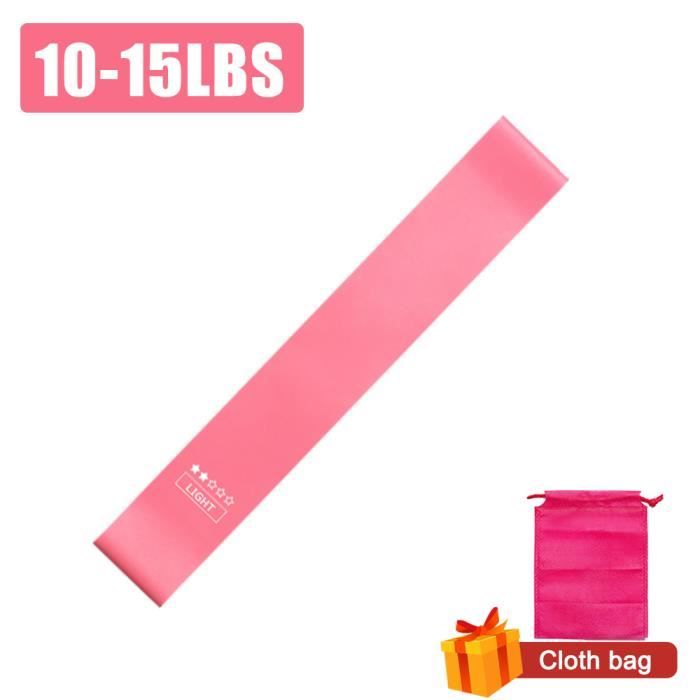 Lot De 3 Bandes De Résistance En Tissu Ignite Fitness – Léger, Moyen, Lourd – Avec Sac De Rangement