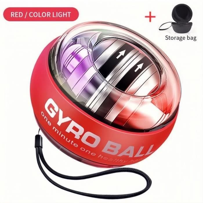 Sac d'éclairage rouge - Powerball de renforcement musculaire avec lumière  LED,balle tournante, main, poignet, - Cdiscount Sport