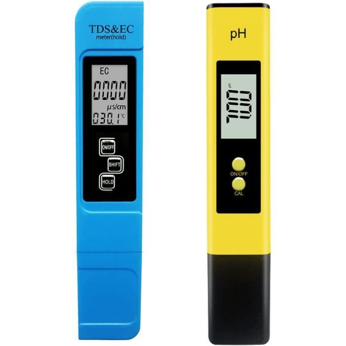 Acido PH détecteur de qualité de l'eau Test de valeur pH Prod EC & TDS  stylo de test de qualité de l'eau de contivité[51]