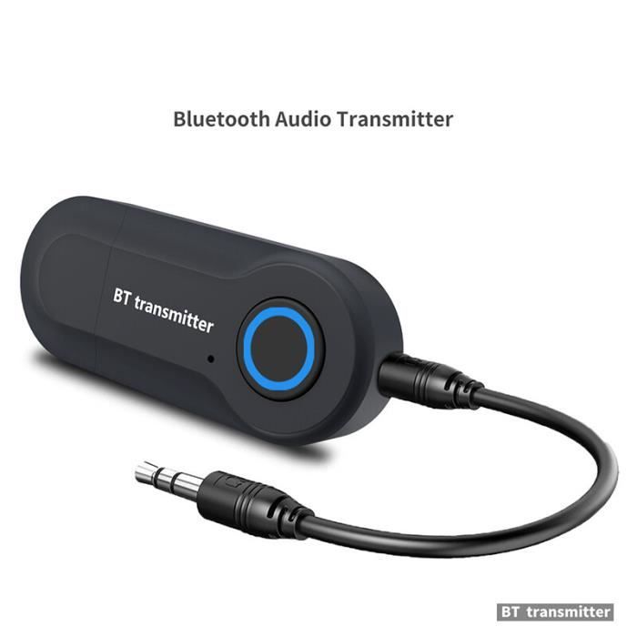 Accessoire réseau,Adaptateur émetteur sans fil Bluetooth 5.0,Jack 3.5mm,stéréo,pour haut-parleur,casque,PC,TV- Bluetooth v5.0