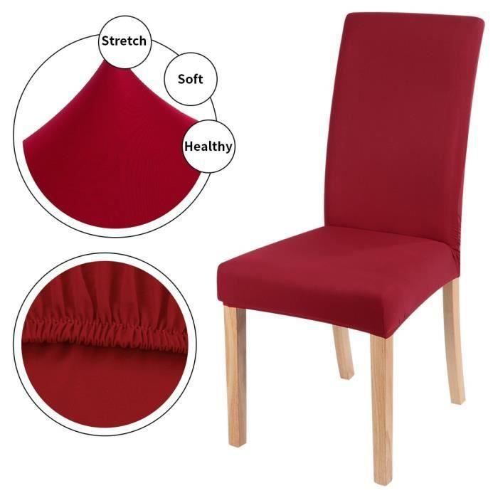 Housse De Chaise Extensible Jacquard Imperméable Avec Jupe - Protection Pour Chaises De Salle à Manger, Décoration Facile Pour Maison Et événements (45x38x38 Cm)