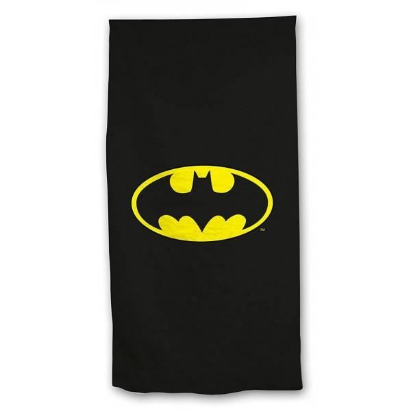 Batman Logo Serviette de Bain Drap d Noir Et Jaune