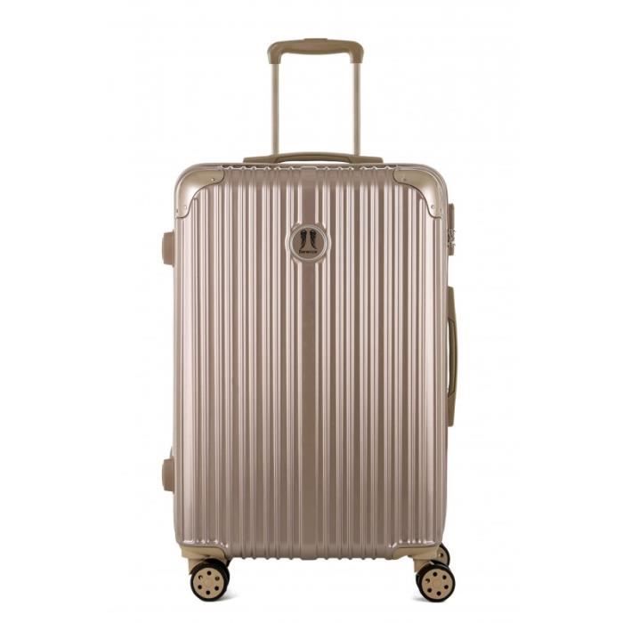 Valise Grande Taille Valises Soute, Valise Rigide Trolley Ultra Légère En Abs+Pc, Valise De