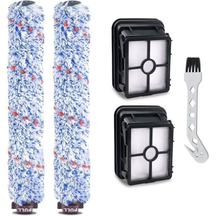 Remplacement Accessoires pour BISSELL Crosswave 17132 et 2225N Series2 Brosse Rouleau MultiSurface 2 Filtres 1 Brosser