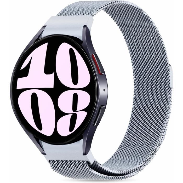 Lamshaw Compatible Avec ICE Digit Retro Sunset Smart Watch -Sport Silicone Replacment Bracelet Avec Magnetic Folding Buckle Compatible Avec ICE Digit Retro Sunset (Blanc