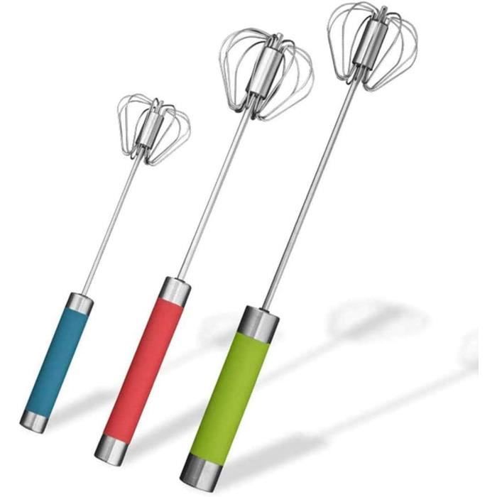 Badaren Fouet Semi-Automatique 2 Pièces - 10 Et 12 Pouces - Acier Inoxydable - Sans Électricité