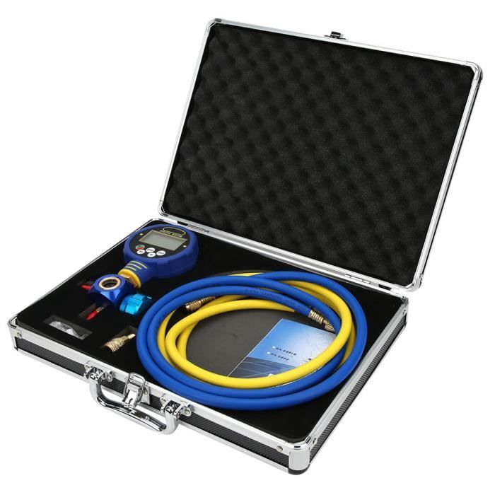 Jeu De Manomètres Numérique MRCARTOOL – Testeur Pression/vide Pour R134a/R410a/R600A