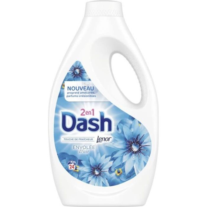 DASH Lessive liquide sélection florale 2 en 1