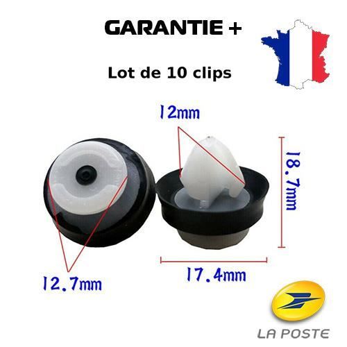 10 Clips panneau de porte pour Xsara